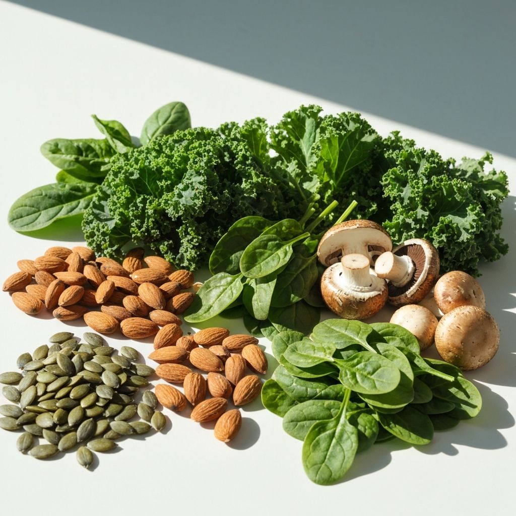 Whole foods rich in minerals